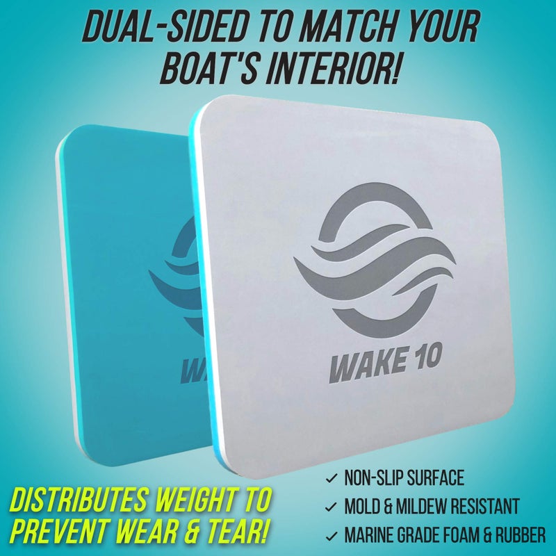 WAKE 10 Step Mat - Waterproof Boat Seat Protector - Prevent Rips in Marine Upholstery and Cushions - Image 4